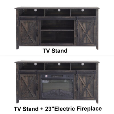 TV stand / fireplace